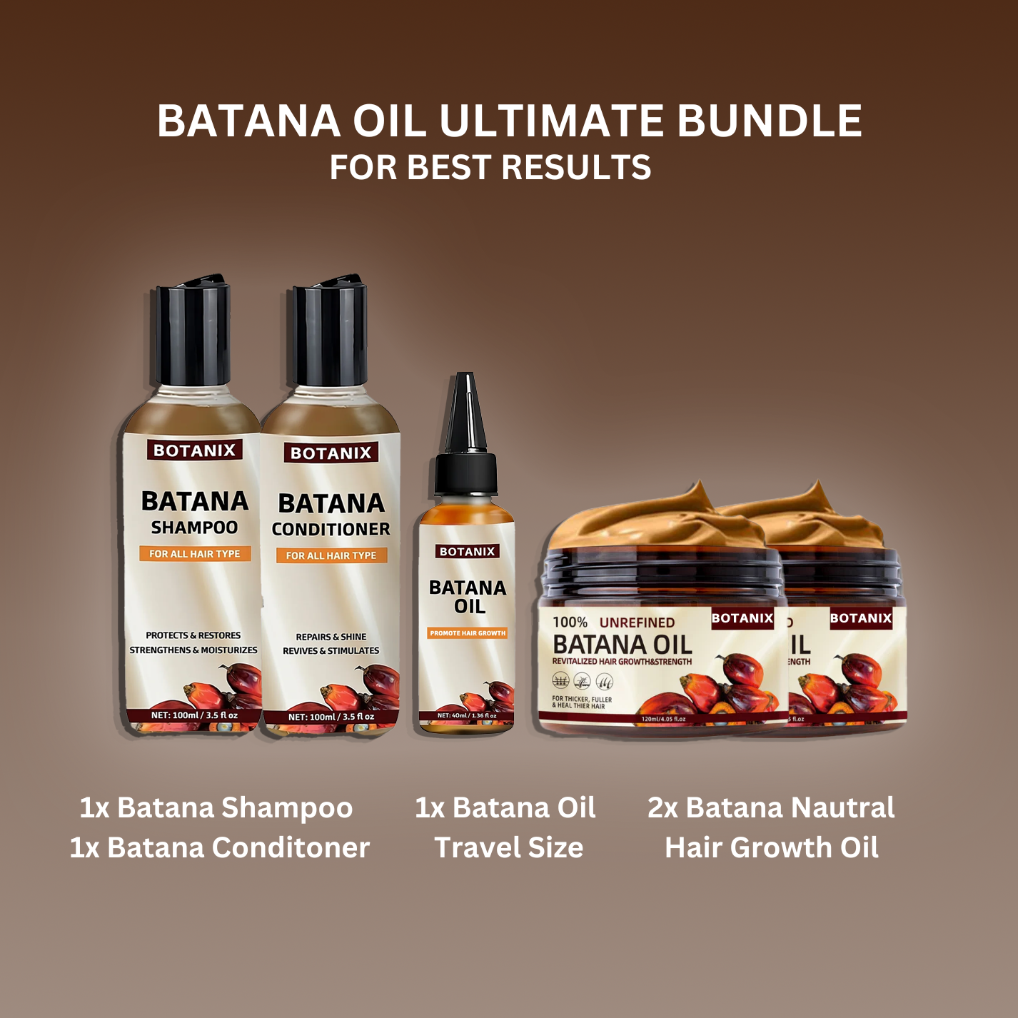 Batana Natural Hair Growth Oils