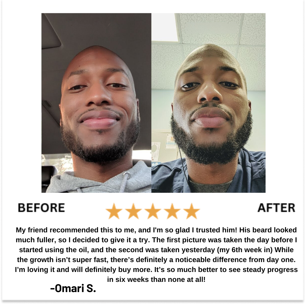 Men's Natural Batana Hair & Beard Growth Oil